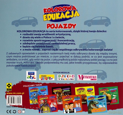 Pojazdy. Kolorowa edukacja - Anna Paczuska [KSIĄŻKA]