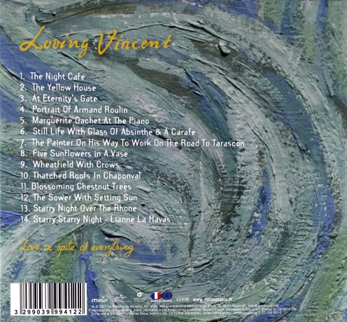 Loving Vincent soundtrack (Twój Vincent) (Clint Mansell) [CD]
