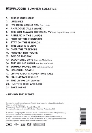 a-ha: Mtv Unplugged - Summer Solstice [DVD]