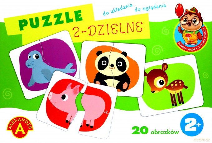 2-dzielne - Sówka mądra główka [PUZZLE]