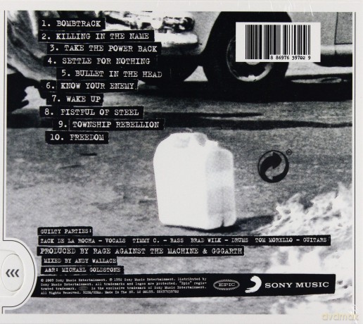 Rage Against The Machine: Rage Against The Machine (sliderpack) [CD]