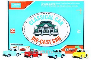 Auto osobowe metalowe 8 cm mix