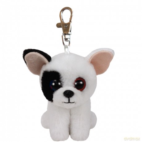 Beanie Boos Marcel - Czarno-b. Pies 8,5 cm - Brelok