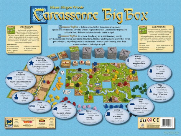 Carcassonne Big Box [GRA PLANSZOWA]