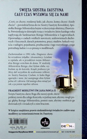 Cuda świętej Siostry Faustyny [KSIĄŻKA]