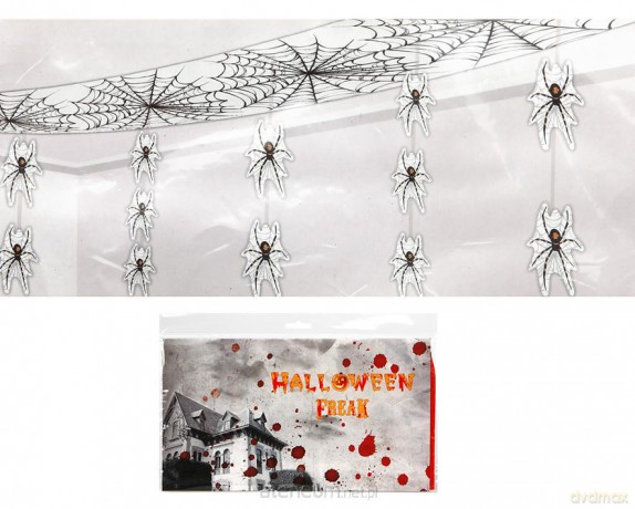 Dekoracja Halloween Pająki