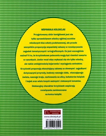 Fajne krzyżówki. Kolekcja łamigłówki [KSIĄŻKA]