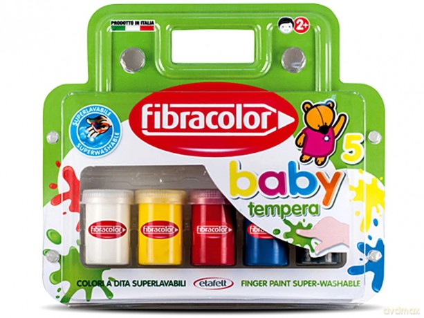 Farbki Tempery Baby 5 kolorów