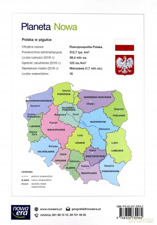 Geografia Szkoła podstawowa 7 Planeta Nowa Podręcznik [KSIĄŻKA]