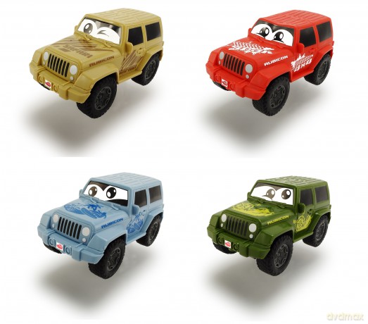 Happy Sgueezy Jeep Wrangler, 4 rodzaje