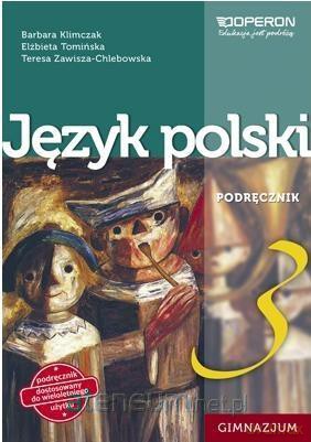 Język polski Gimnazjum 3 Podręcznik [KSIĄŻKA]