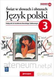 Język polski Gimnazjum 3 Świat w słowach i obrazach Podręcznik [KSIĄŻKA]