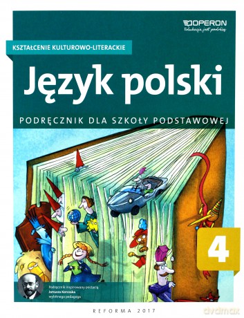 Język polski Szkoła podstawowa 4 Kształcenie Kulturowo Podręcznik [KSIĄŻKA]