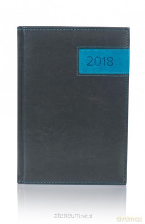 Kalendarz 2018 A5 Standard Color szary/niebieski [KALENDARZ]