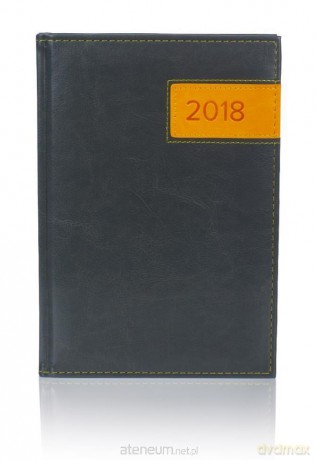 Kalendarz 2018 A5 Standard Color szary/żółty [KALENDARZ]