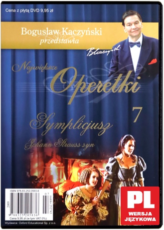 Bogusław Kaczyński Przedstawia: Operetki 07: Symplicjusz [DVD]