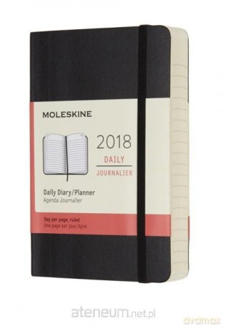 Kalendarz 2018 dzienny 12MP czarny [KALENDARZ]