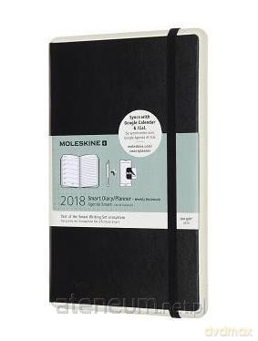 Kalendarz 2018 tyg. 12ML czarny smart planer [KALENDARZ]