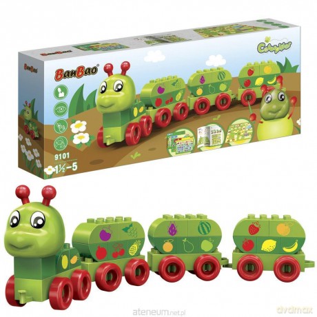 Klocki BanBao 9101 YoungOnes Gąsieniczka zielona [KLOCKI]