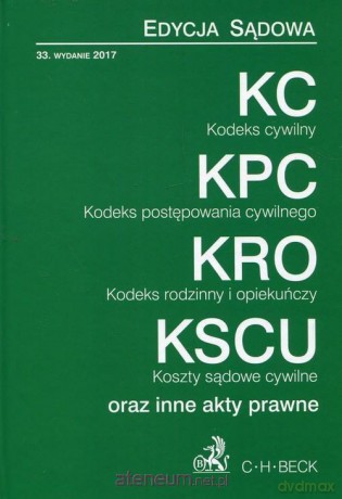 Kodeks cywilny, kodeks postępowania cywilnego [KSIĄŻKA]