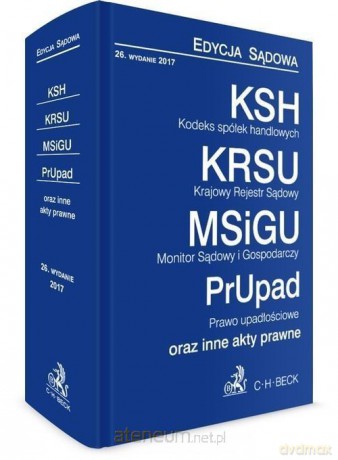 Kodeks spółek handlowych [KSIĄŻKA]