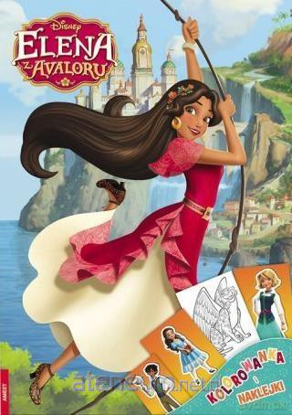 Kolorowanka i naklejki. Elena z Avaloru [KSIĄŻKA]