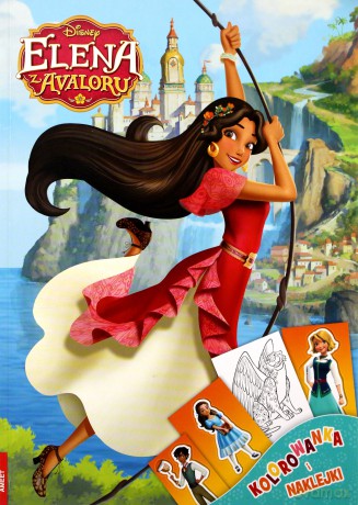 Kolorowanka i naklejki. Elena z Avaloru [KSIĄŻKA]
