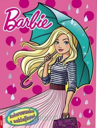 Kolorowanka z naklejkami. Barbie [KSIĄŻKA]
