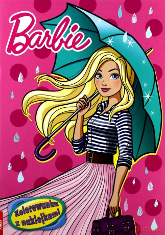 Kolorowanka z naklejkami. Barbie [KSIĄŻKA]