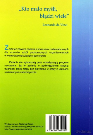Konkursy matematyczne dla Szkoła podstawowa [KSIĄŻKA]