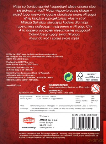 LEGO Ninjago. Księga tajemnic [KSIĄŻKA]