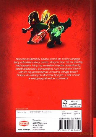 LEGO Ninjago. Złodzieje czasu [KSIĄŻKA]