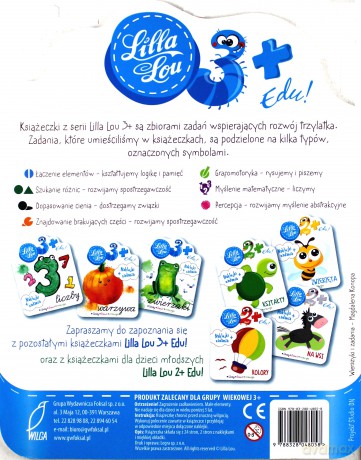 Lilla Lou edu 3+ Owoce [KSIĄŻKA]