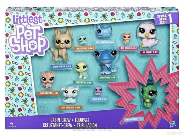 Littlest Pet Shop Zestaw Zwierzaków Cabin Crew [FIGURKA]