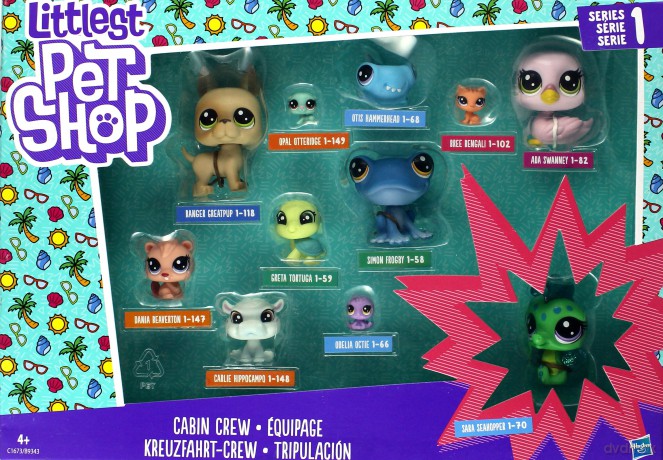 Littlest Pet Shop Zestaw Zwierzaków Cabin Crew [FIGURKA]