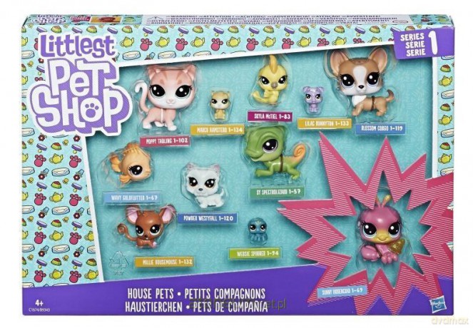 Littlest Pet Shop Zestaw Zwierzaków House Pets [FIGURKA]