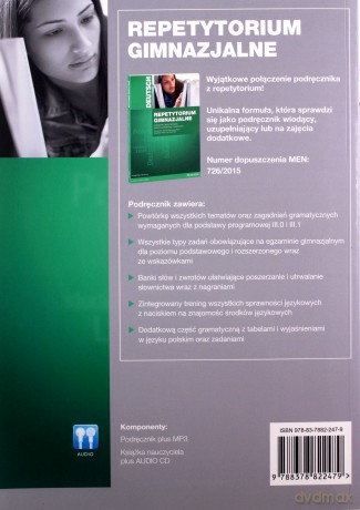 Longman Repetytorium Gimnazjalne Niemiecki Książka nauczyciela [KSIĄŻKA]