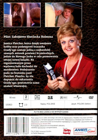 Napisała: Morderstwo 01: Zabójstwo Sherlocka Holmesa (pilot) [DVD]