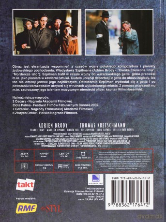 Kolekcja Filmowa Roman Polański 01: Pianista (booklet) [DVD]