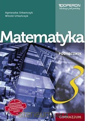 Matematyka Gimnazjum 3 Podręcznik [KSIĄŻKA]