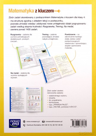 Matematyka Szkoła podstawowa 4 Matematyka z kluczem Zbiór zadań [KSIĄŻKA]