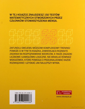 Mensa The High IQ Society. Testy matematyczne - Tim Dedopulos [KSIĄŻKA]