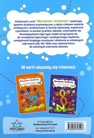 Mnożenie i dzielenie do 30 - Małgorzata Bąk, Jadwiga Dejko [KSIĄŻKA]