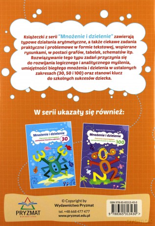 Mnożenie i dzielenie do 50 - Małgorzata Bąk, Jadwiga Dejko [KSIĄŻKA]