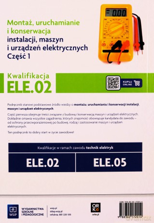Montaż, uruchamianie i konserwacja inst. cz 1 EE.05 [KSIĄŻKA]