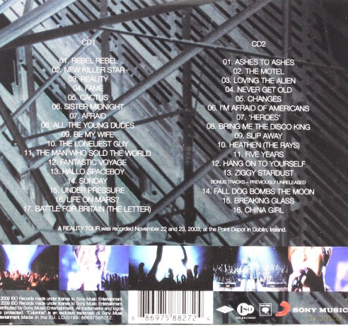 David Bowie: A Reality Tour (ecopack) [2CD]