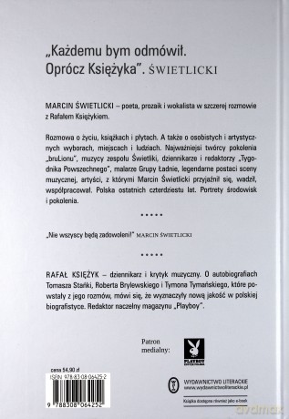 Nieprzysiadalność. Autobiografia - Marcin Świetlicki, Rafał Księżyk [KSIĄŻKA]