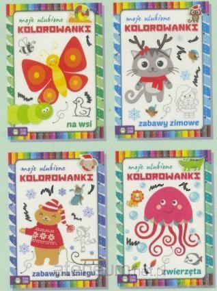 Moje ulubione kolorowanki (4x5) Pakiet [KSIĄŻKA]