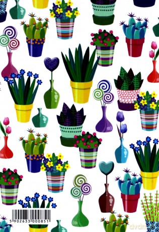 Notes Gee Flowertops 10x14
