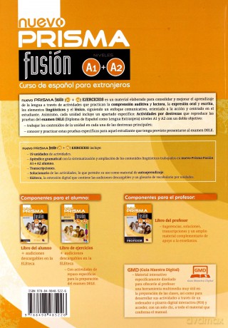 Nuevo Prisma fusion A1+A2 ejerc [KSIĄŻKA]